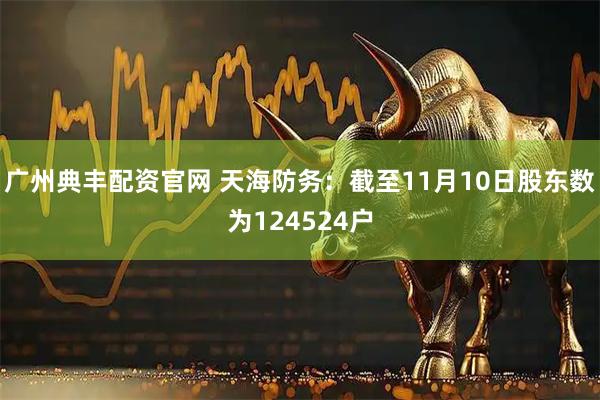 广州典丰配资官网 天海防务：截至11月10日股东数为124524户